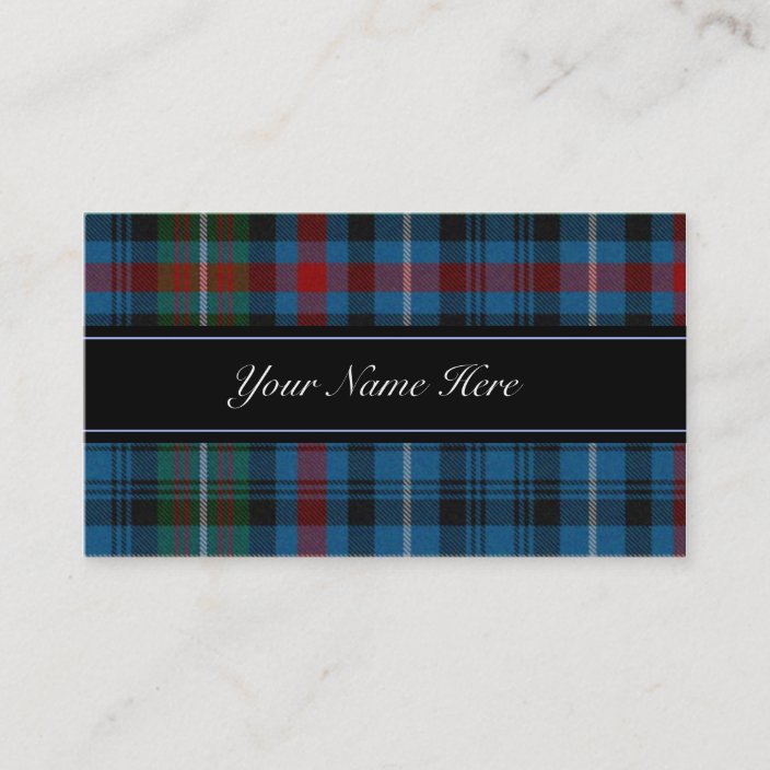 MacDonald Scottish Tartan Plaid Business Card | Zazzle.com