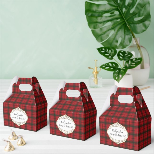 MacDonald Sleet Original Scottish Tartan Favor Boxes (Multiple)