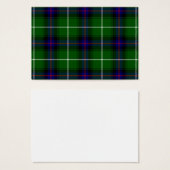 MacDonald tartan green blue plaid (Front & Back)