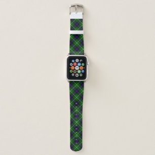 MacDonald tartan green blue plaid Apple Watch Band