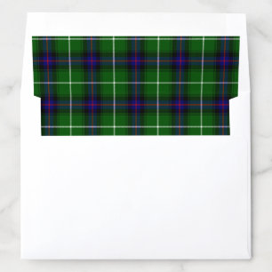 MacDonald tartan green blue plaid Envelope Liner