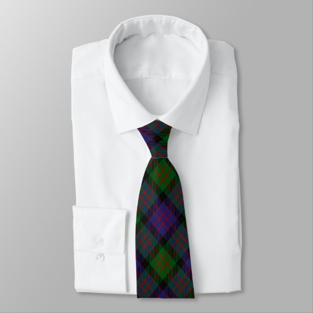 MacDonald Tartan Neck Tie (Tied)