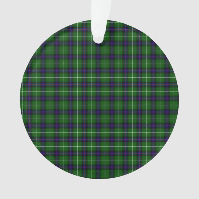 MacDonald Tartan Ornament (Front)