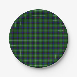 MacDonald Tartan Paper Plates
