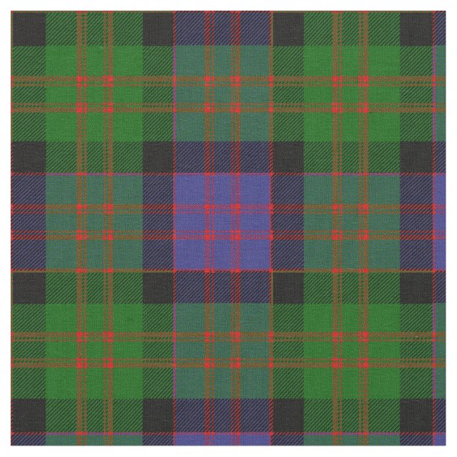 MacDonald Tartan Print Fabric (Close Up)
