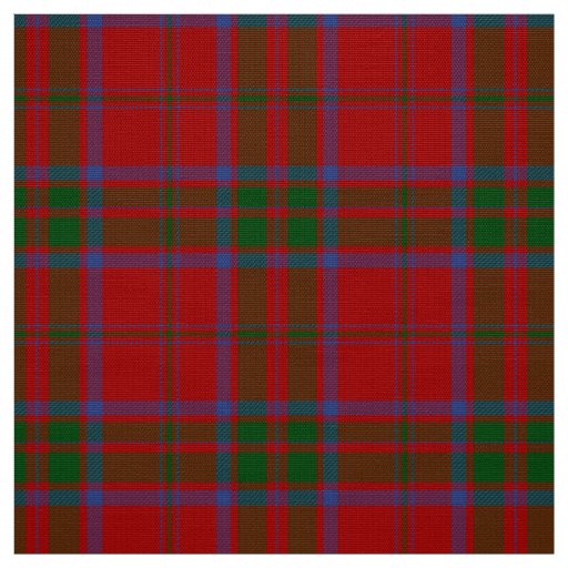 MacDonald Tartan Red, Green and Blue Plaid Fabric