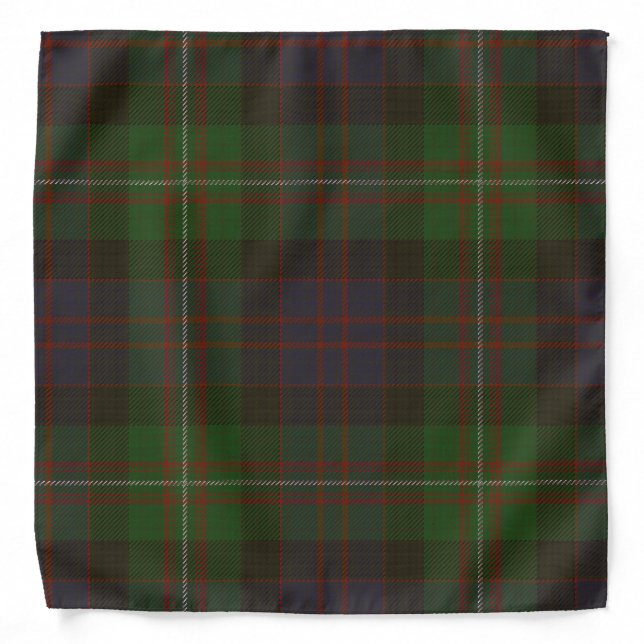 MacDonell Clan Tartan Bandana (Front)