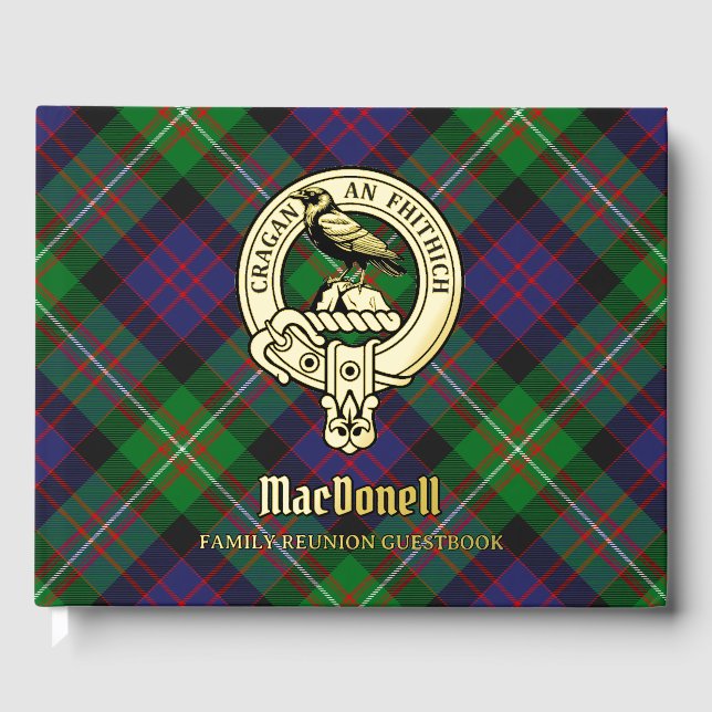 MacDonell Family Reunion Guest Book (Front)