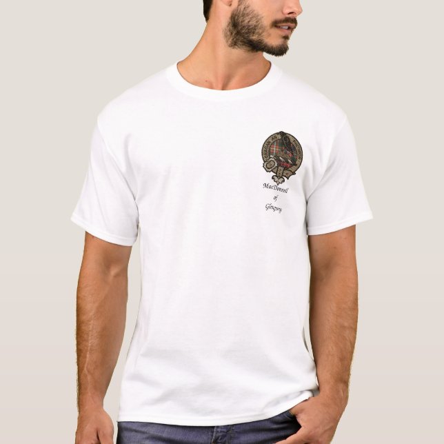 Macdonnell Of Glengarry Clan Crest T-Shirt (Front)