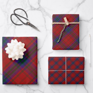 MacDougal Vestiarium Scoticum Tartan Wrapping Paper Sheets
