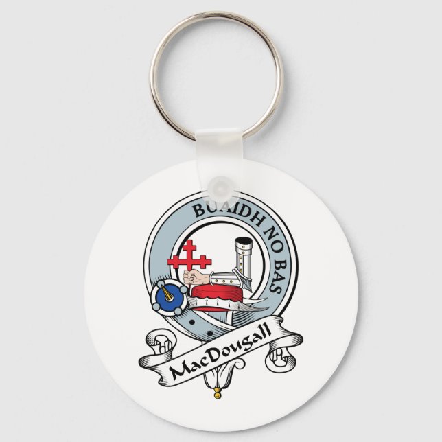 MacDougall Clan Badge Keychain (Front)