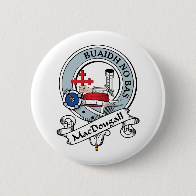 MacDougall Clan Badge Pinback Button (Front)