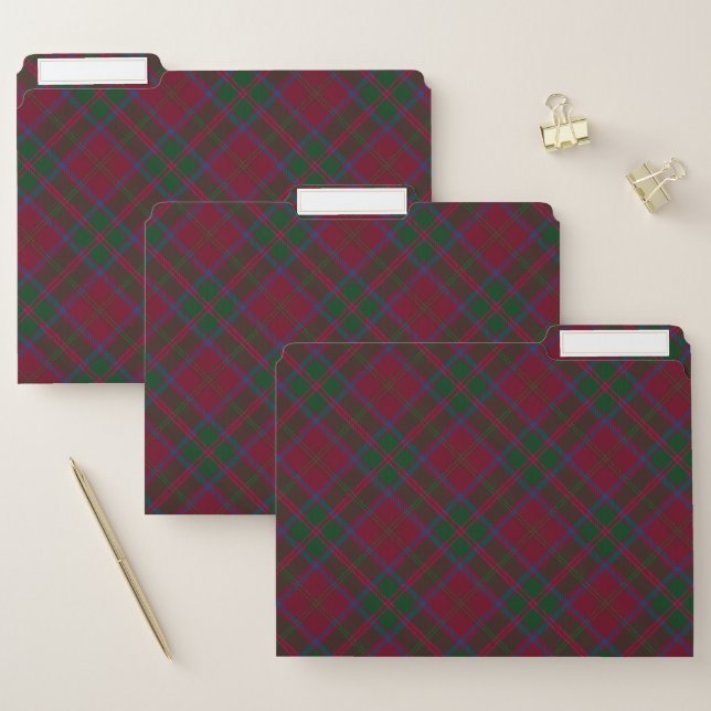MacDougall Clan Origineux Red Plaid File Folder (Set)