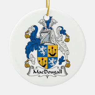 MacDougall Family Crest Ceramic Ornament