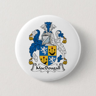 MacDougall Family Crest Pinback Button