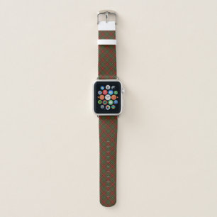 MacDougall Modern Clan Tartan Plaid Pattern Apple Watch Band