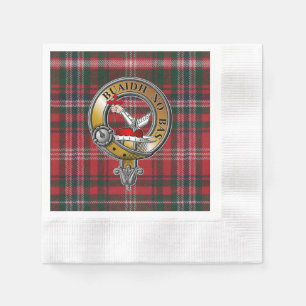 MacDougall Tartan & Badge Napkins