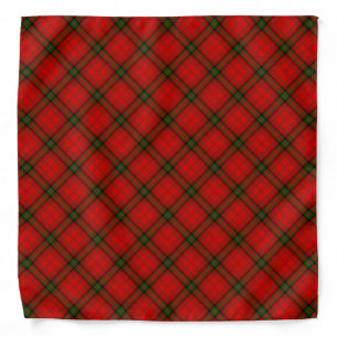 MacDougall tartan red green plaid Bandana