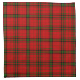 MacDougall tartan red green plaid Napkin