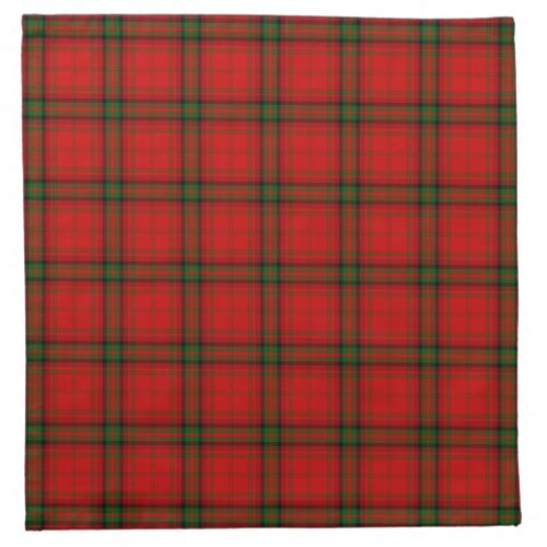 MacDougall tartan red green plaid Napkin