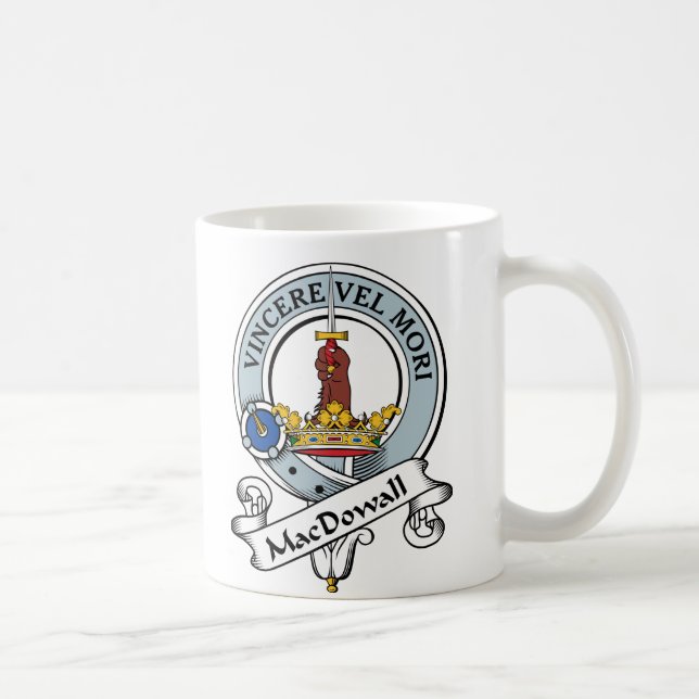 MacDowall Clan Badge Coffee Mug (Right)