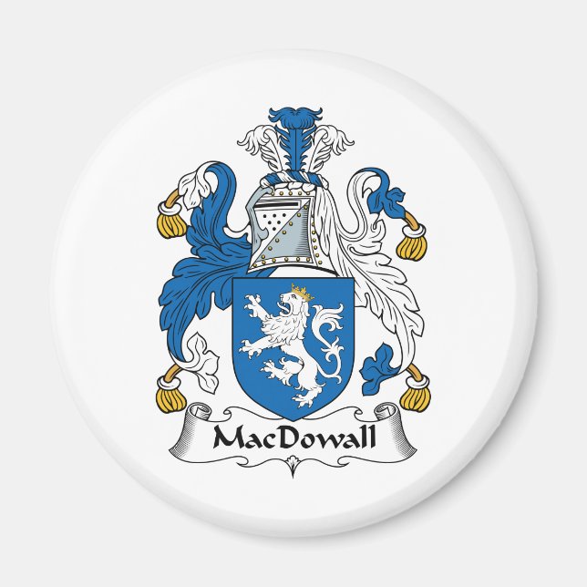 MacDowall Family Crest Magnet (Front)