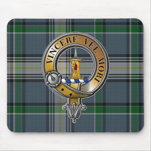 MacDowall Tartan  Badge Mouse Pad