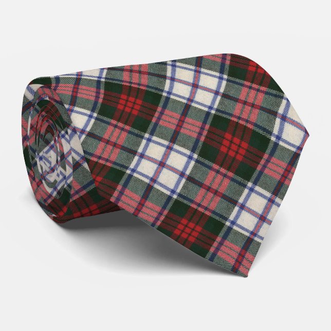 MacDuff Dress Modern Original Scottish Tartan Neck Tie (Rolled)