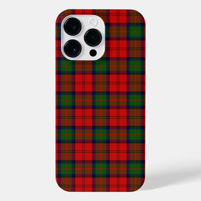 MacDuff tartan red green plaid iPhone Case (Back)