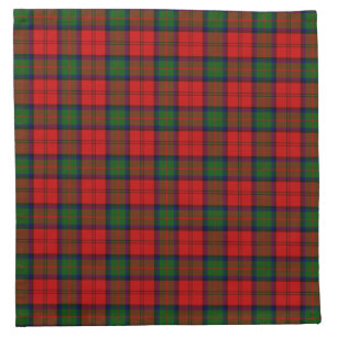 MacDuff tartan red green plaid Napkin