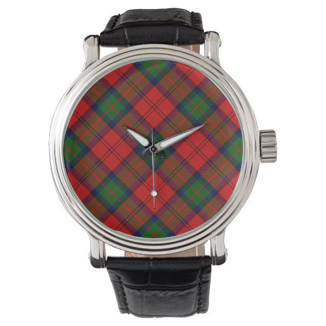 MacDuff tartan red green plaid Watch (Front)