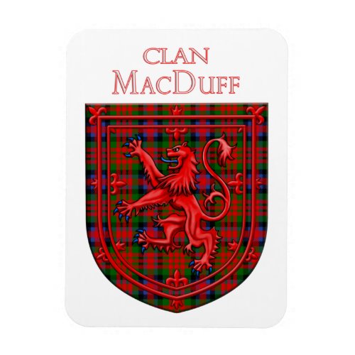 MacDuff Tartan Scottish Plaid Lion Rampant Magnet