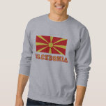 Macedonia Flag 2 Sweatshirt at Zazzle