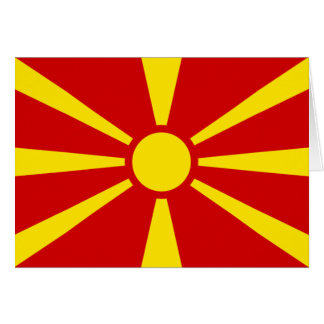 Macedonia Flag Cards