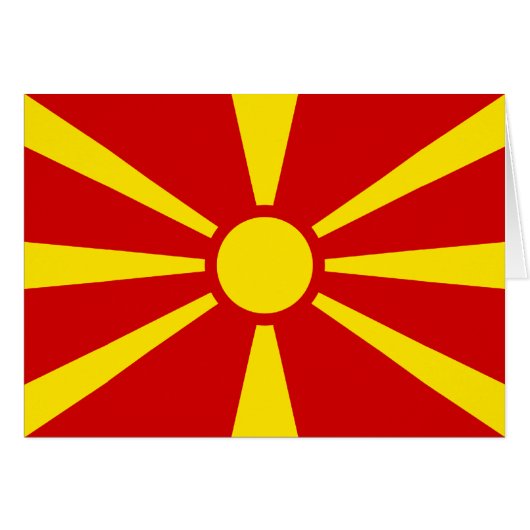 Macedonia Flag Cards (Front Horizontal)