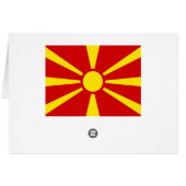 Macedonia Flag Cards (Back Horizontal)