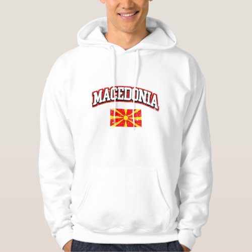 Macedonia Flag Hoodie