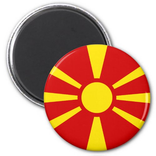 Macedonia Flag Magnet