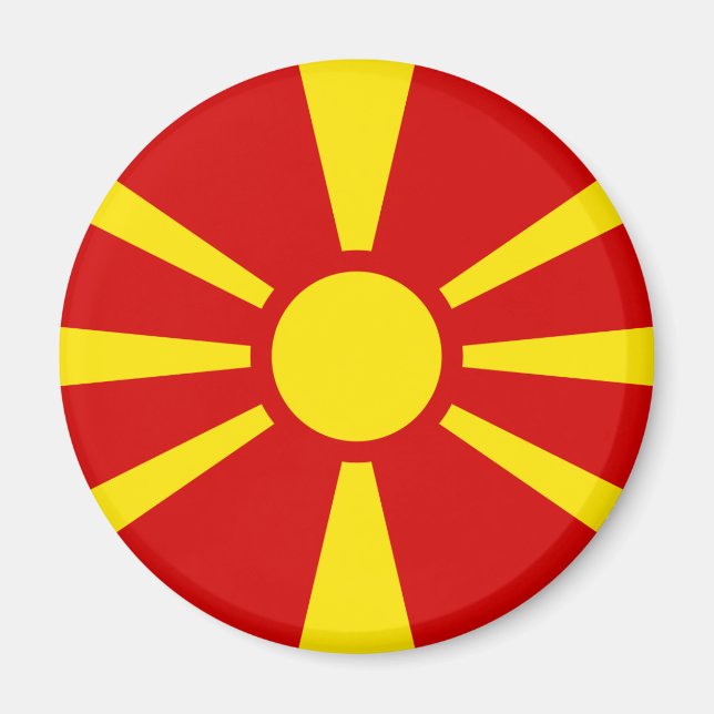 Macedonia Flag Magnet (Front)