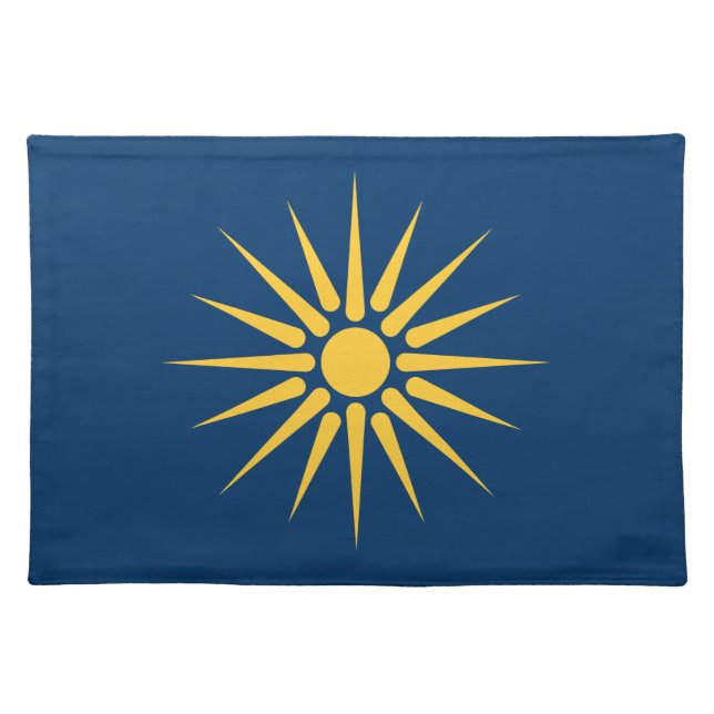 Macedonia Flag MoJo Placemat (Front)
