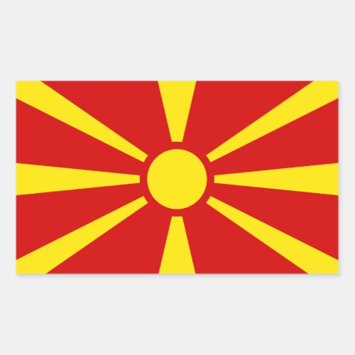 Macedonia Flag Sticker