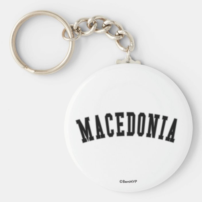 Macedonia Key Chain