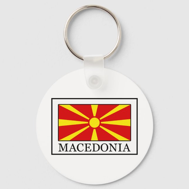Macedonia Keychain (Front)