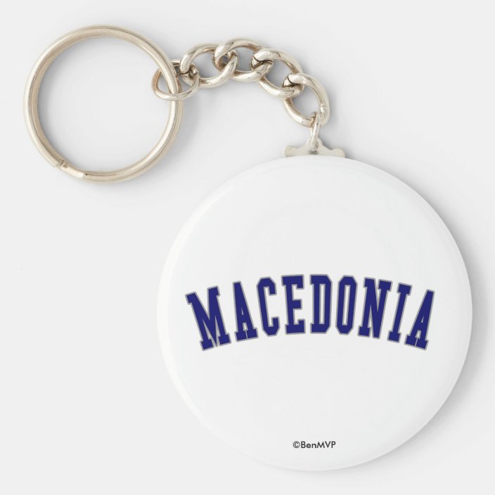 Macedonia Keychain
