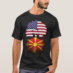 Macedonia Macedonian American USA United States T-Shirt