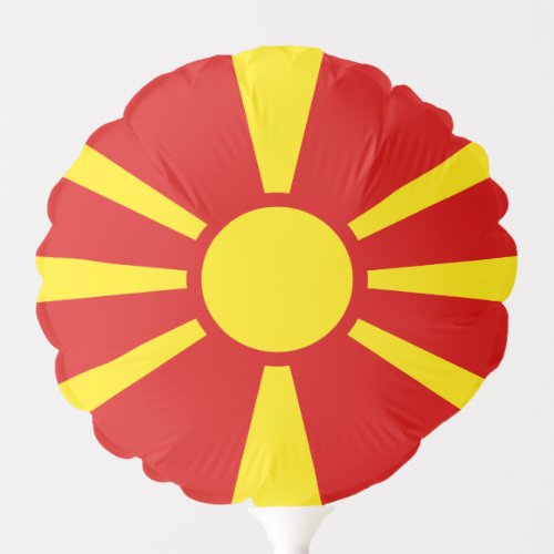 Macedonia Macedonian Flag Balloon