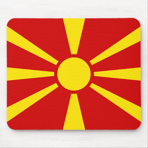 Macedonia Macedonian Flag Mouse Pad