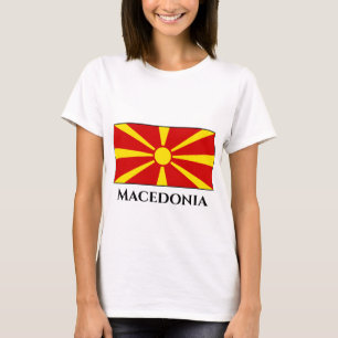 Macedonia (Macedonian) Flag T-Shirt