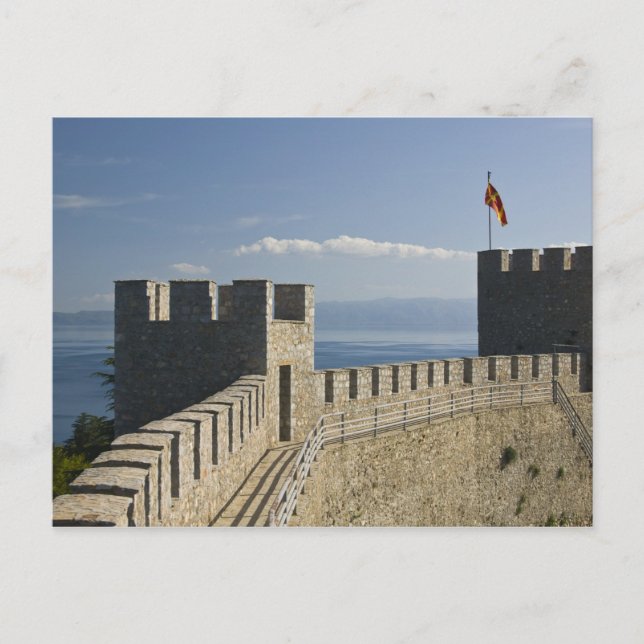 MACEDONIA, Ohrid. Car Samoil's Castle - Castle 2 Postcard (Front)