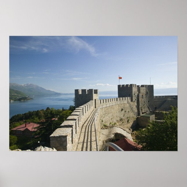 MACEDONIA, Ohrid. Car Samoil's Castle - Castle Poster (Front)